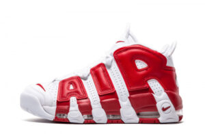 Buy Air More Uptempo White Red Sneakers Reps