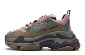 Balenciaga Triple S Grey Pink Sneakers