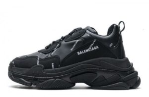 Balenciaga Triple S Black White Sneakers Reps