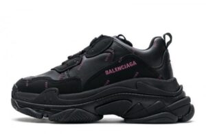 Balenciaga Triple S Letter Black Pink