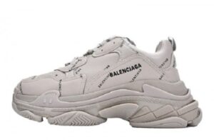 Balenciaga Triple S Letter Beige Sneakers Reps