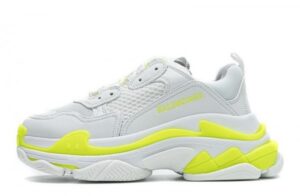 Balenciaga Triple S Fluorescent White Sneakers Reps