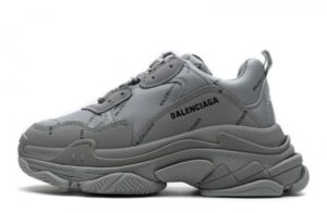 Balenciaga Triple S Grey Black Sneakers Reps