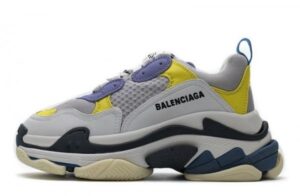 Balenciaga Triple S Black Grey Blue Sneakers Reps