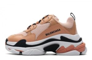 Balenciaga Triple S Golden Black White Sneakers Reps