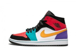 Air Jordan 1 Mid Bred Multi Color Reps