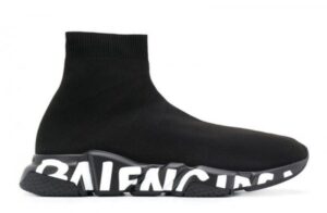 Balenciaga Speed Trainer Graffiti Black Sneakers Reps retsneakers.org