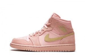 Air Jordan 1 Mid Coral Gold Reps