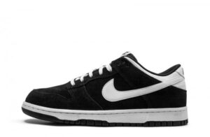 SB Dunk Low Black White Heel Sneakers Reps