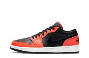 Air Jordan 1 Low SE Black Turf Orange Reps