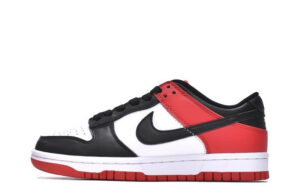 Nike SB Dunk Low White Black Red Reps