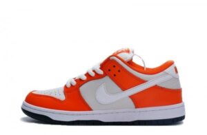 SB Dunk Low White Orange Sneakers Reps
