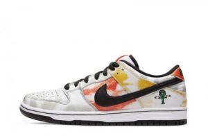 SB Dunk Low Raygun Tie-Dye White Sneakers Reps