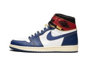 Air Jordan 1 Retro High OG Blue Toe Sneakers Reps