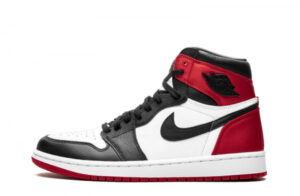 Air Jordan 1 Retro High OG Satin Black Toe Sneakers Reps