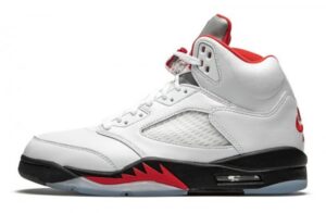 Air Jordan 5 Retro Fire Red Silver Tongue Reps