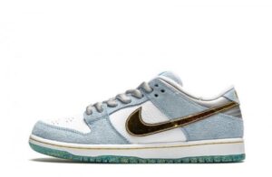 SB Dunk Low Sean Cliver White Blue Sneakers Reps