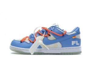 Off-White x SB Dunk Low Futura UNC Sneakers Reps