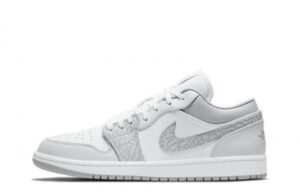 Air Jordan 1 Low Smoke Grey Elephant Print Reps