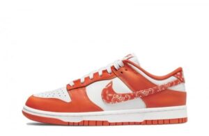 SB Dunk Low Essential Orange Paisley Reps