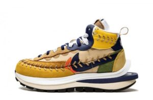 "Nike Vaporwaffle Sacai Jean Paul Gaultier Yellow Blue"
