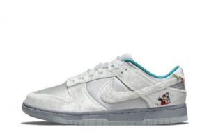 SB Dunk Low Ice Silver Blue Sneakers Reps