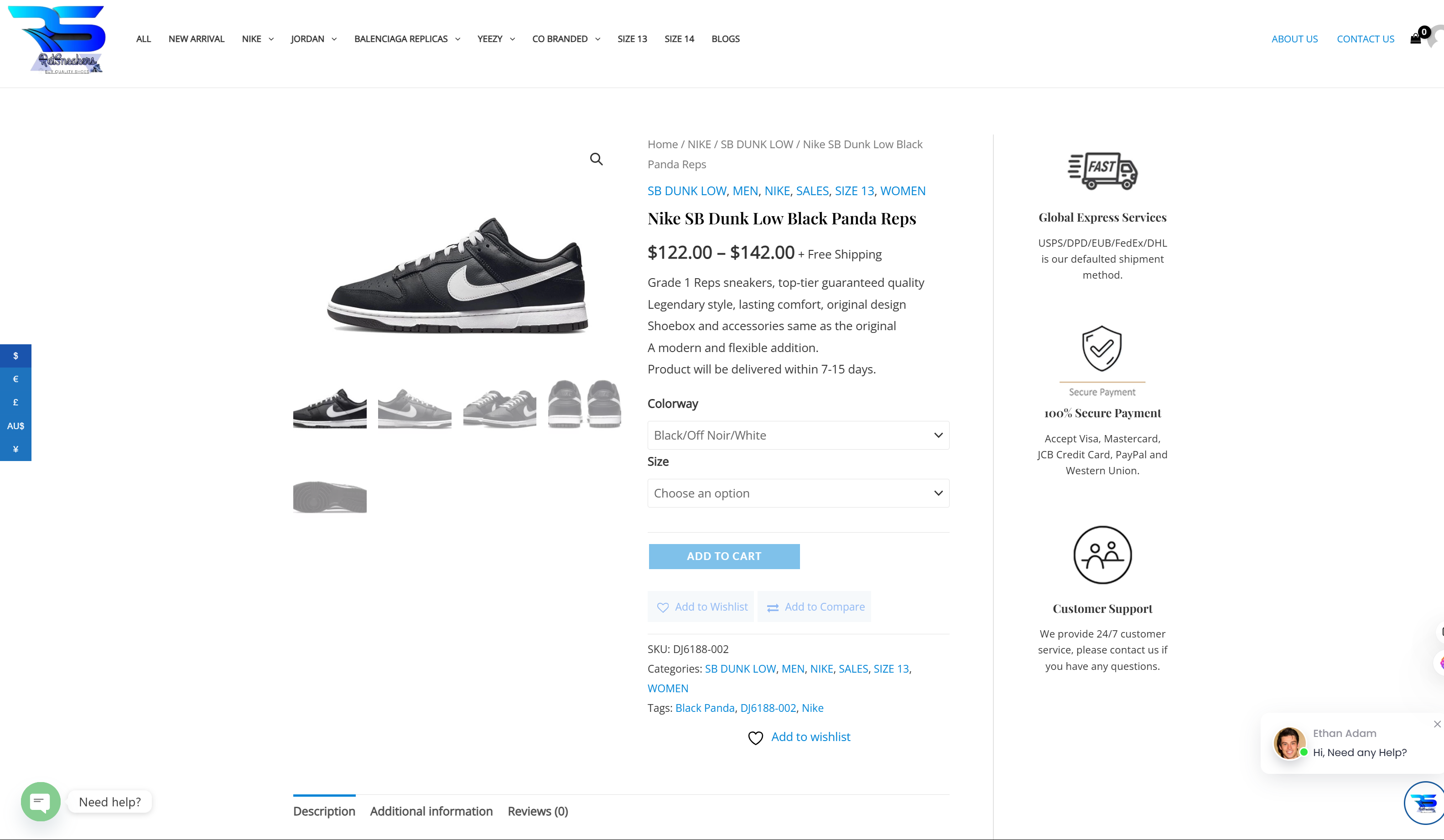 Nike Dunk Low Panda retsneakers.org