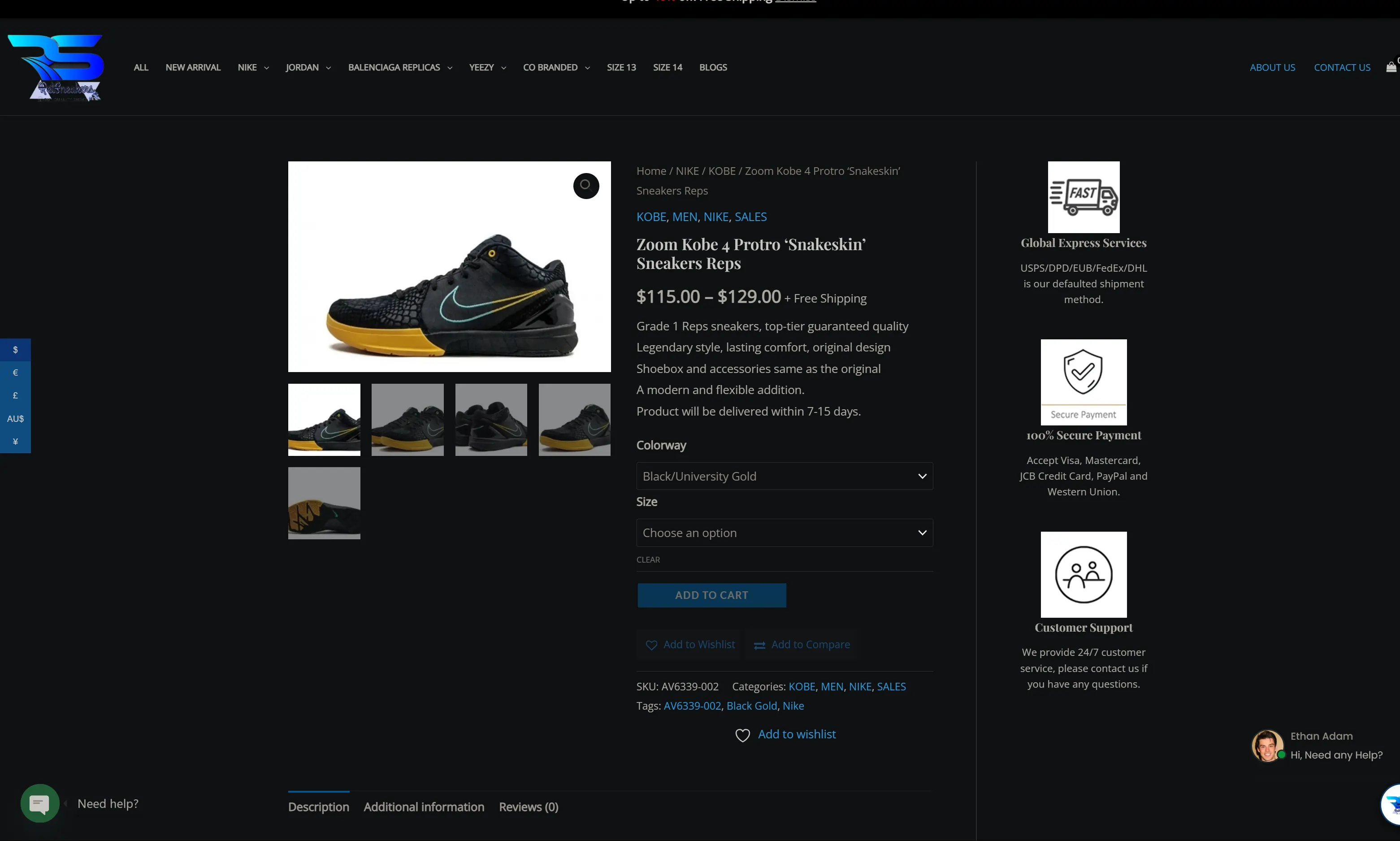 Zoom Kobe 4 Protro retsneakers.org